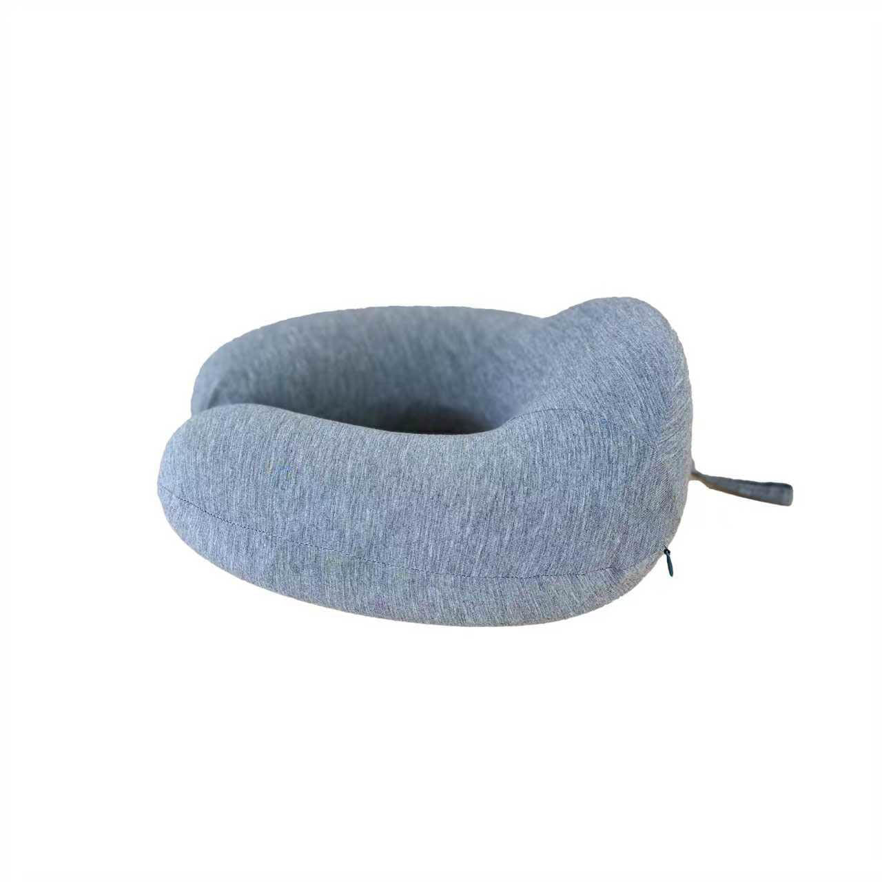 Gray U-Shaped Neck Support Pillow