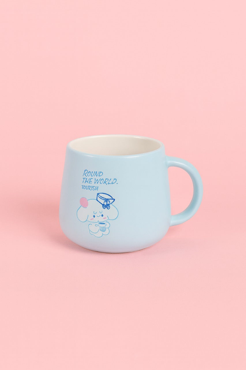 Fufuko Blue Ceramic Mug