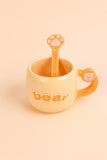 Cute Bear Mug with Spoon - Perfect Gift