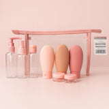 Chic Pink Travel Bottle Set