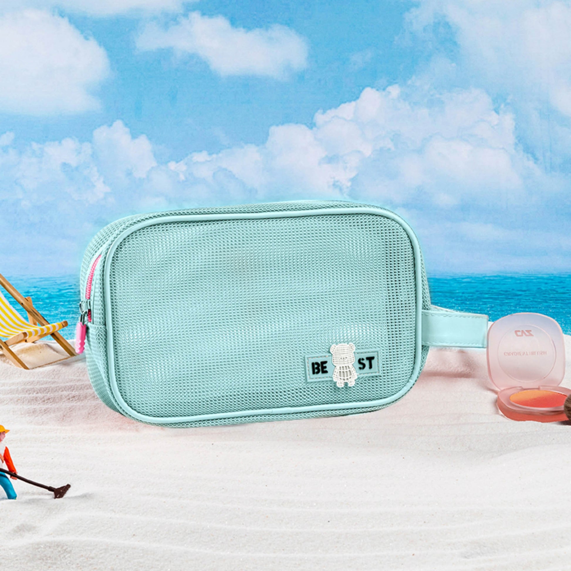 Transparent Cosmetic Bag with Handle 8