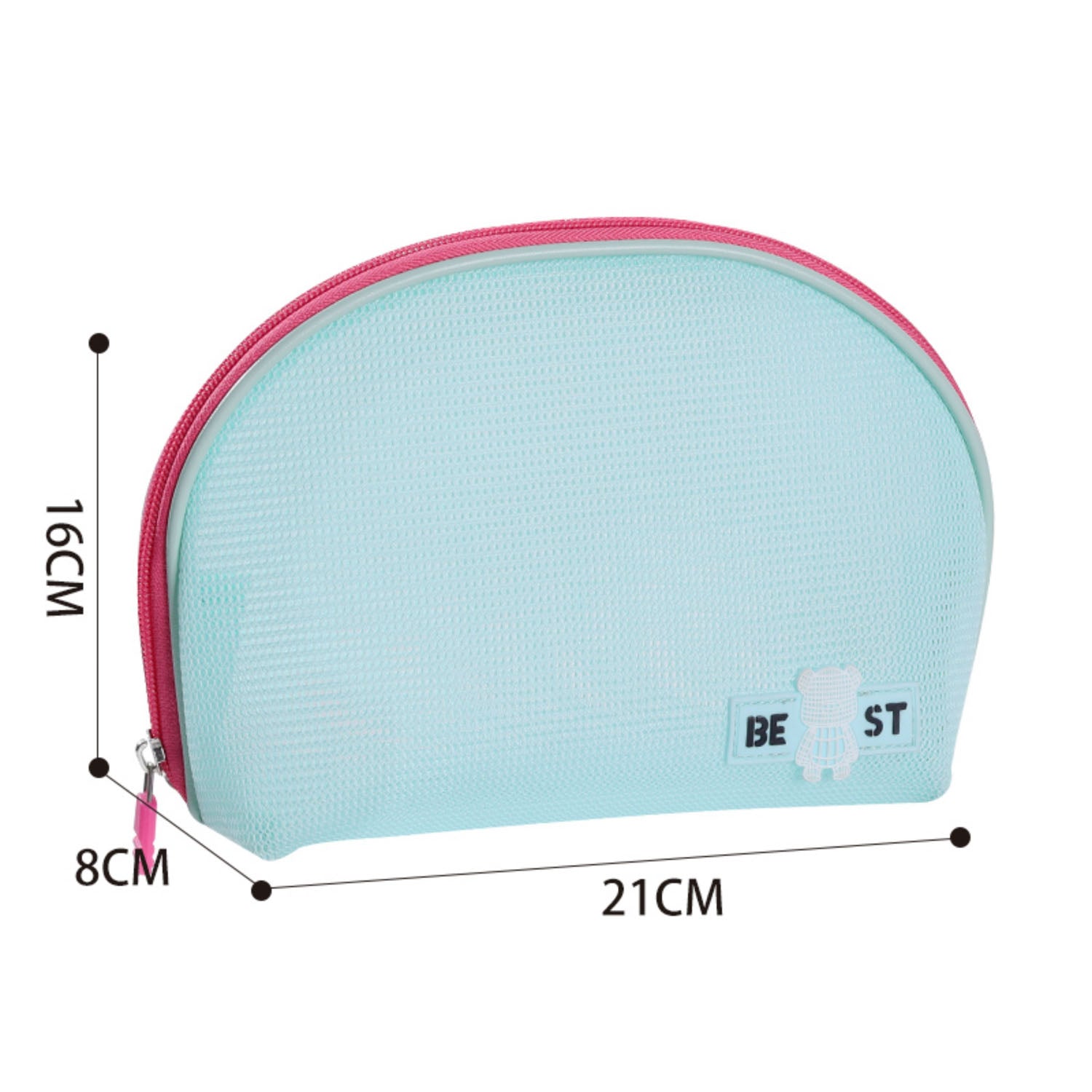 Transparent Cosmetic Bag with Bear Design 9