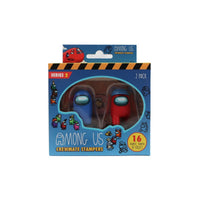 Among Us crewmate stampers 2-pack window box, Series 2 with blue and red characters