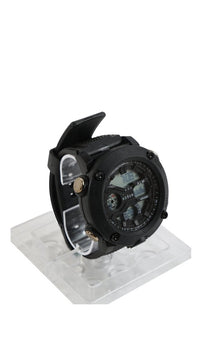 AOSUN Black Sport Watch - MIDI