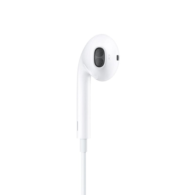 White Lightning earbuds single earpiece with oval speaker grille