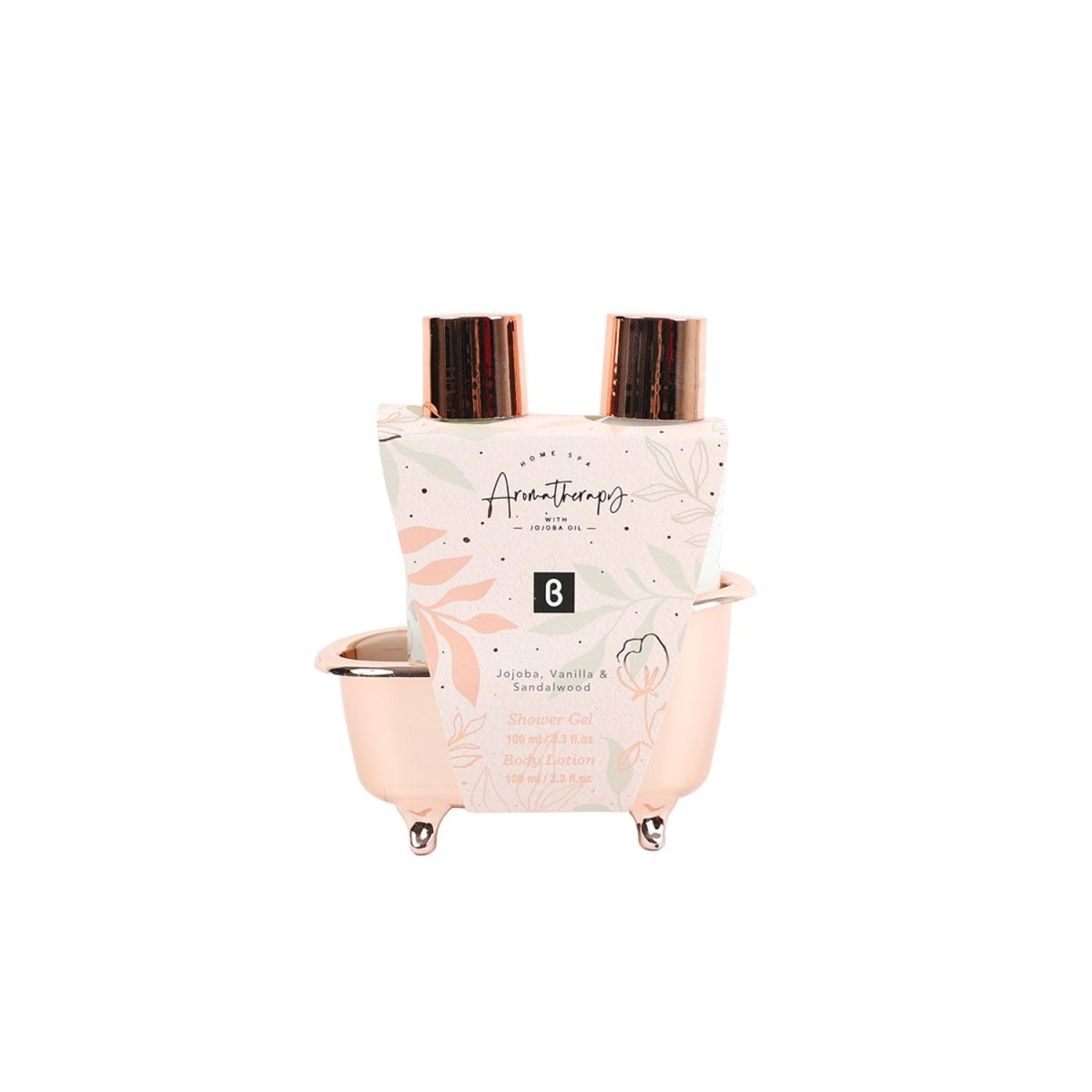 Aromatherapy Shower Gel & Lotion Set – Jojoba & Vanilla - MIDI