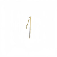 Bamboo foot file with long hanging string and looped cord for easy storage