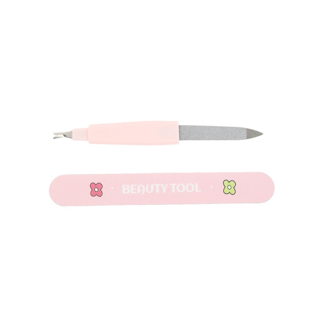 Beauty Tool Nail Care Set 2pcs – File & Cuticle Pusher - MIDI