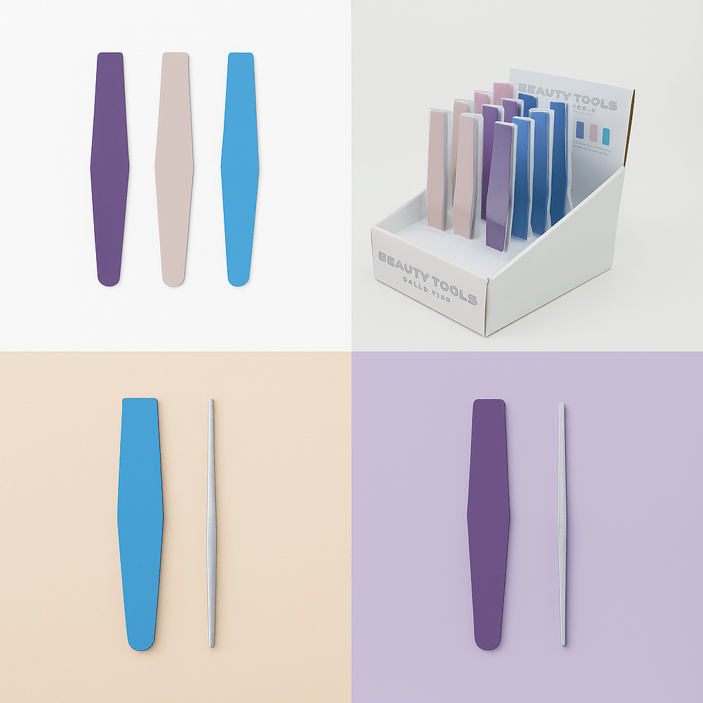 Pack of 3 EVA Nail Files – Assorted Colors