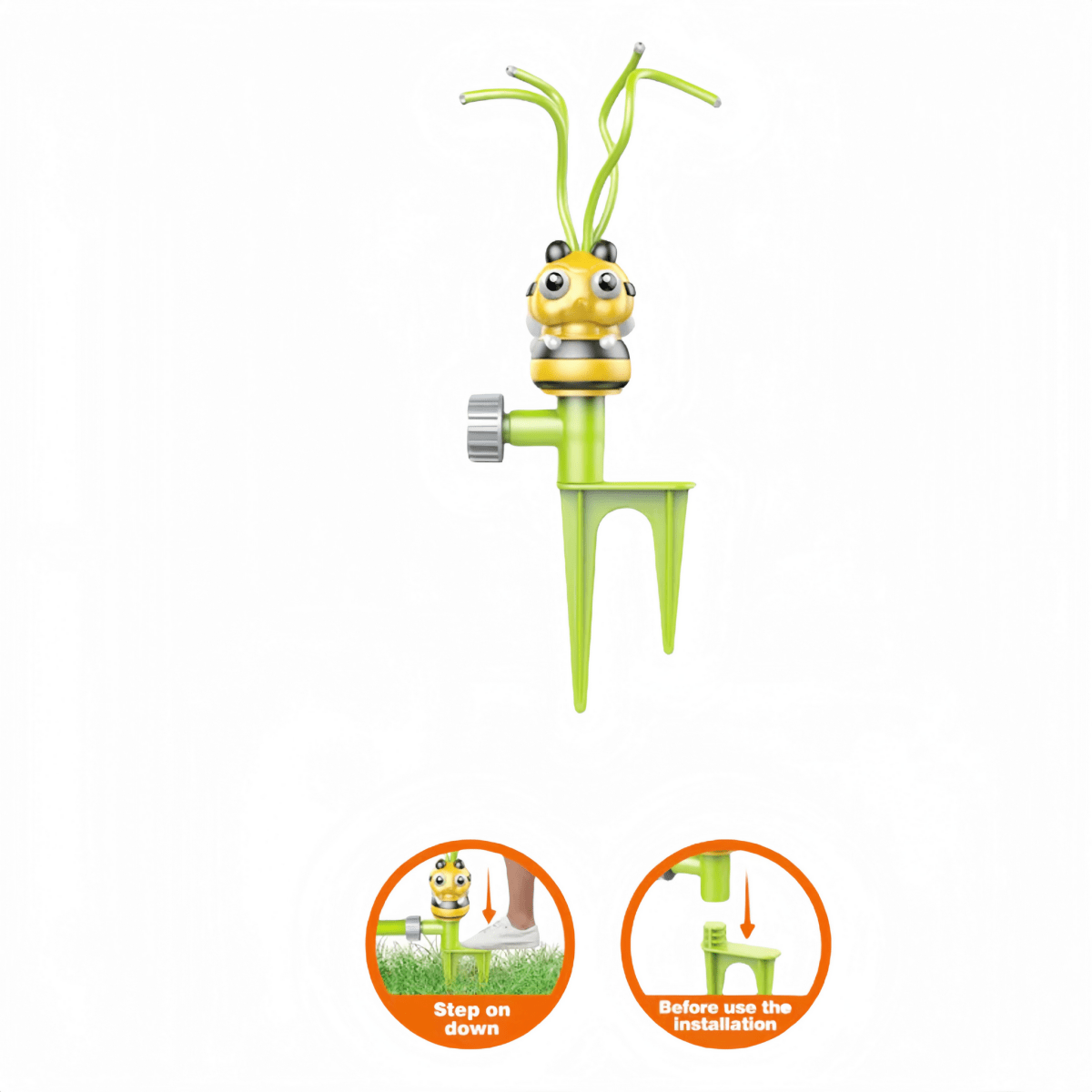 Bee Lawn Sprinkler - Kids Fun & Plant Watering - MIDI