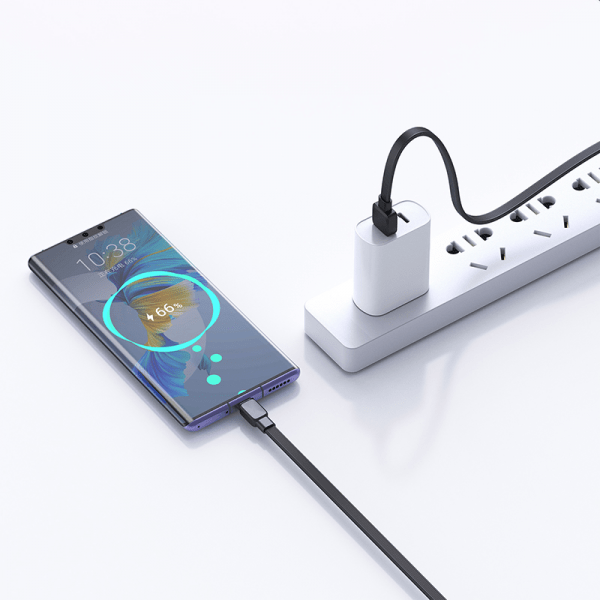 BRAVO USB - A to USB - C Charging Cable - Black - MIDI
