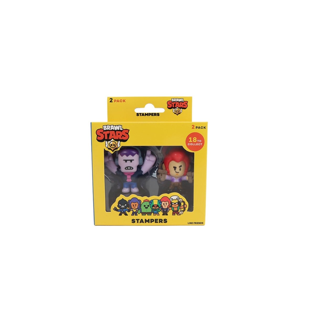Brawl Stars Collectible Stampers 2-Pack – MIDI