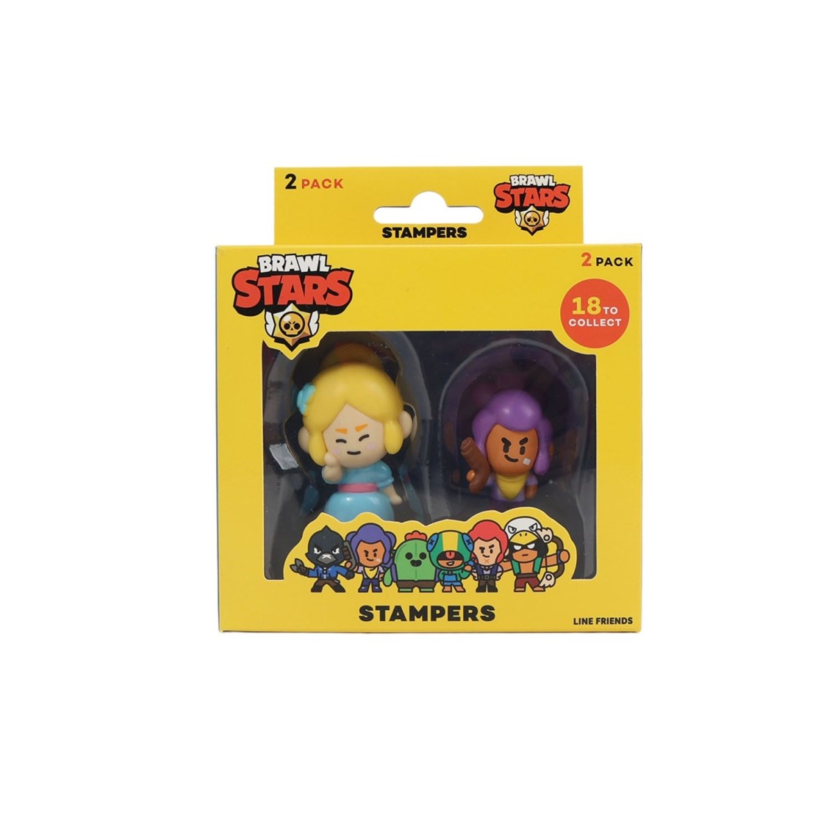 Brawl Stars stampers 2 pack window box (S1) - MIDI
