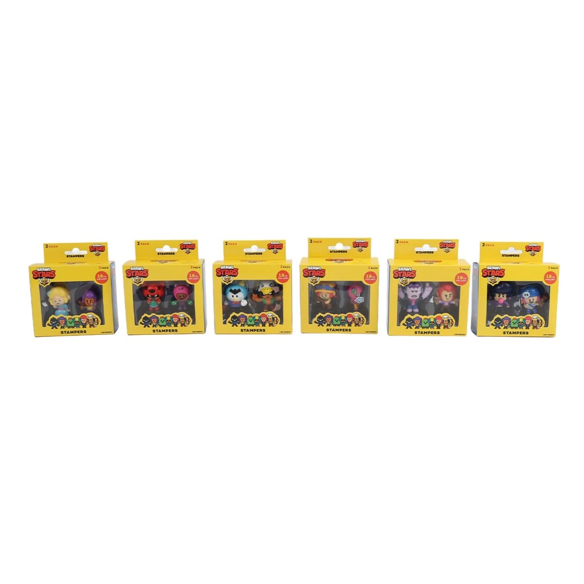 Brawl Stars stampers 2 pack window box (S1) - MIDI
