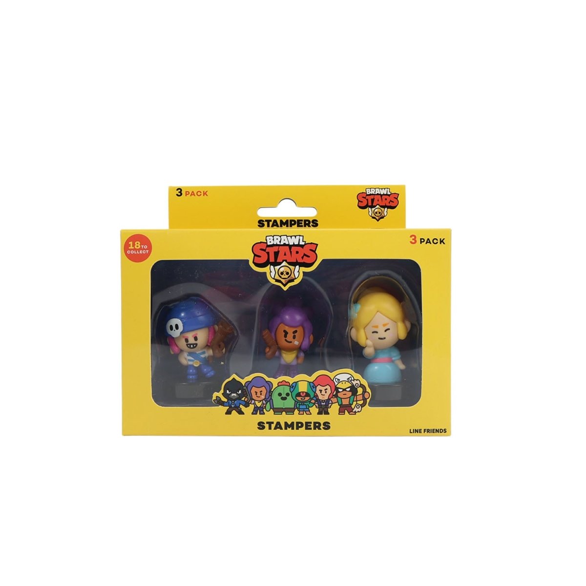 Brawl Stars stampers 3 pack Window Box (S1) - MIDI