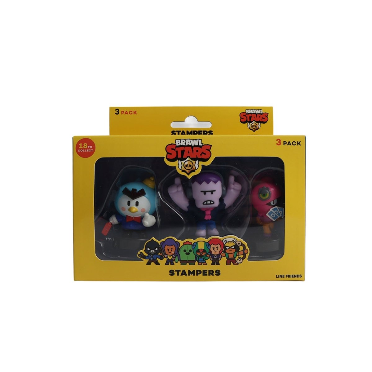 Brawl Stars stampers 3 pack Window Box (S1) - MIDI