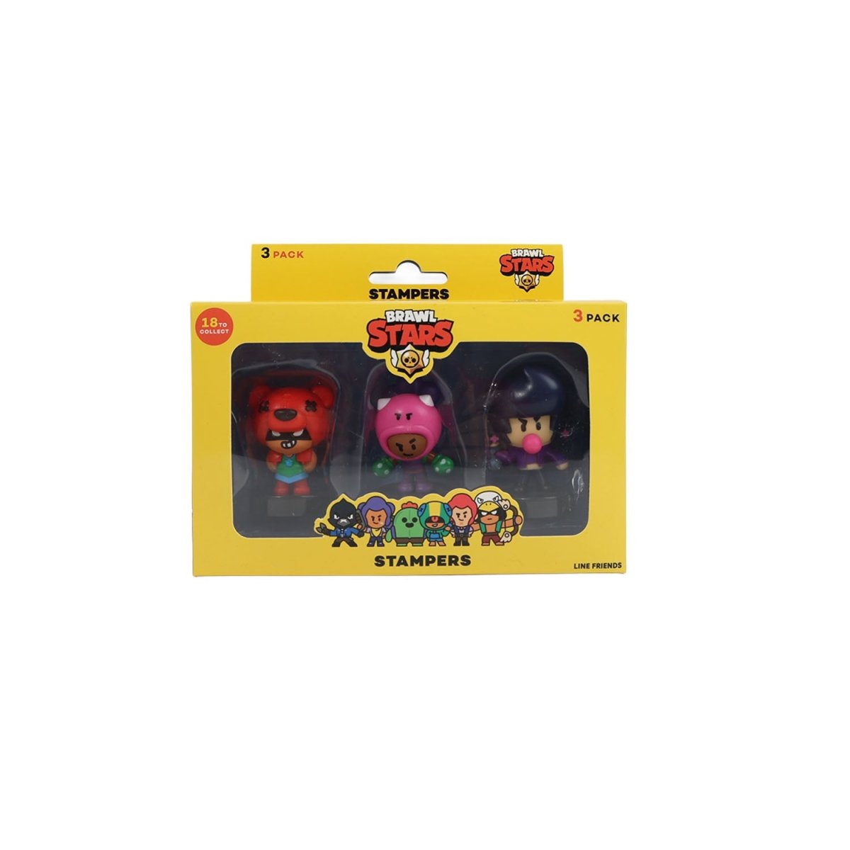 Brawl Stars stampers 3 pack Window Box (S1) - MIDI
