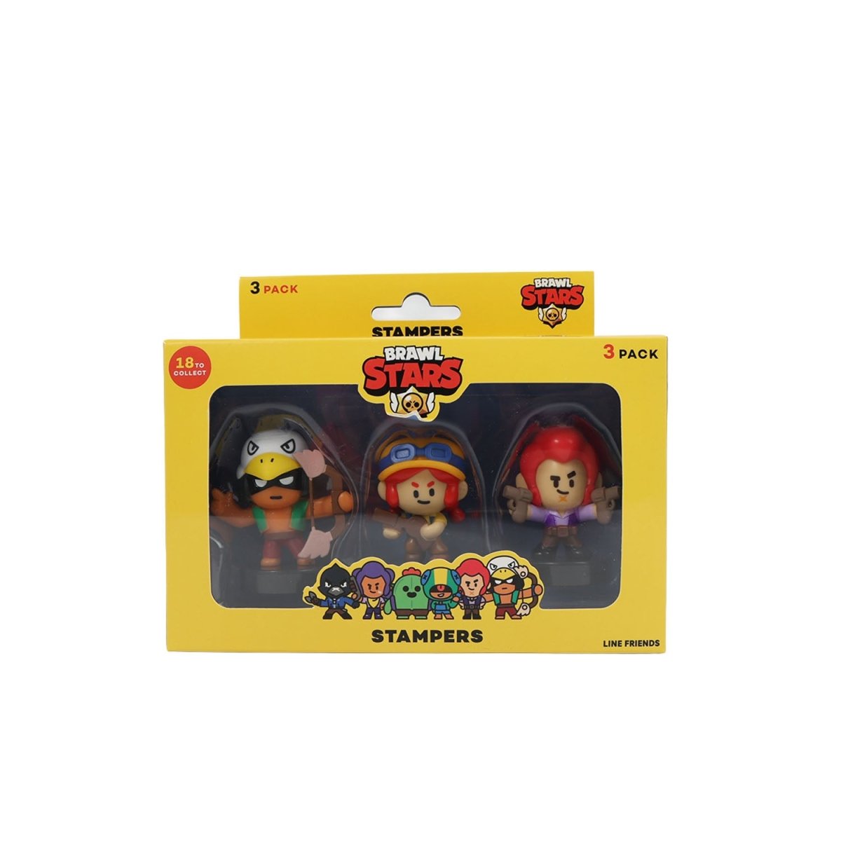Brawl Stars stampers 3 pack Window Box (S1) - MIDI