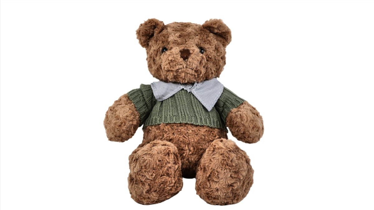 Brown Teddy Bear with Sweater - MIDI