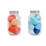 Canned beauty blender in 5pcs/Petrel blue - MIDI