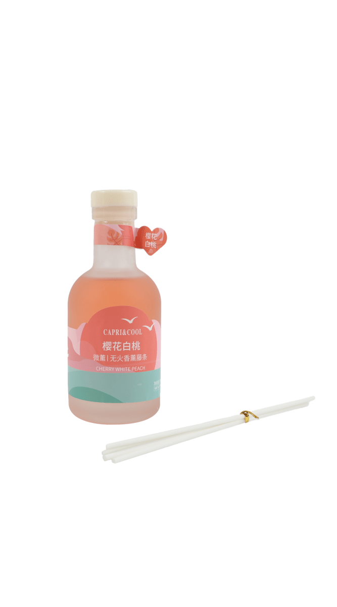 Capri & Cool Cherry White Peach Reed Diffuser - MIDI