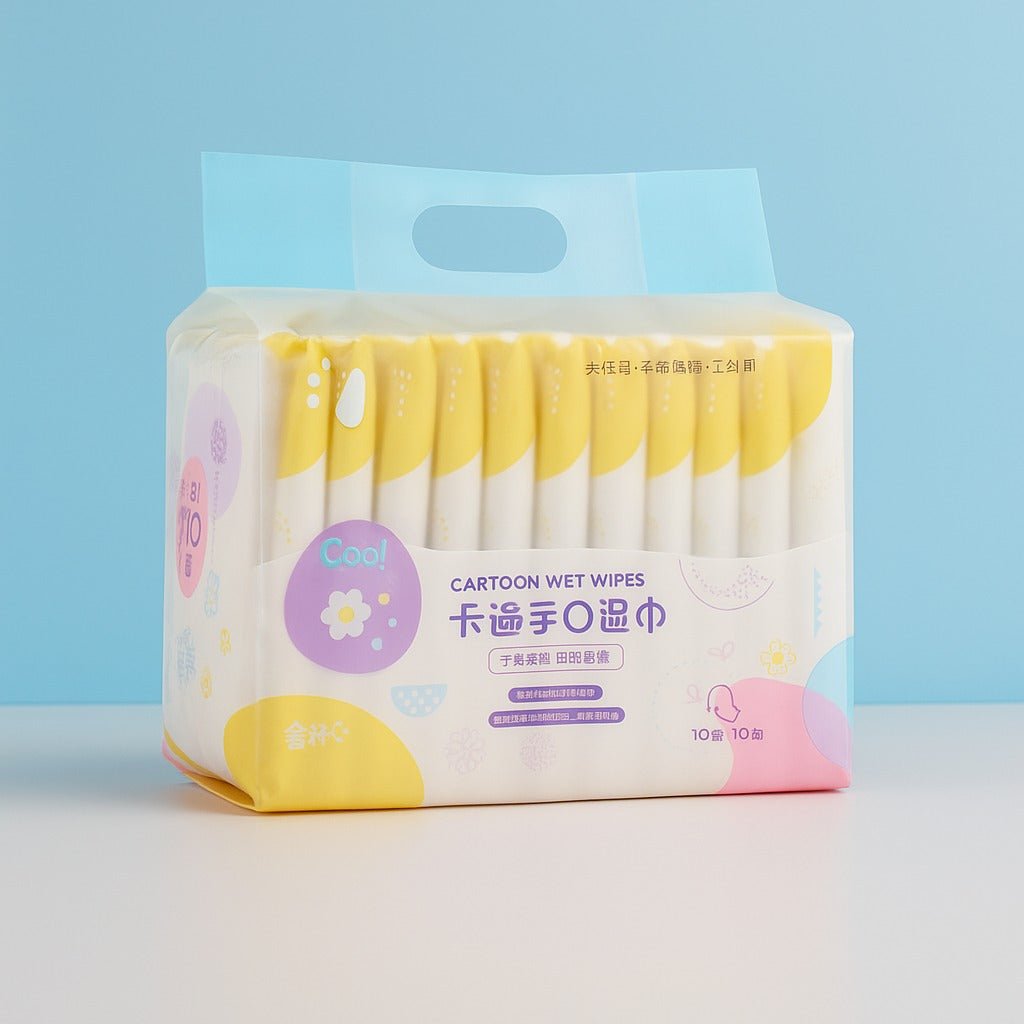 Cartoon Baby Wet Wipes (80 pcs) - MIDI