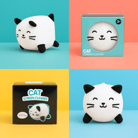 Pack of 2 Cute Cat Plush Screen Cleaners