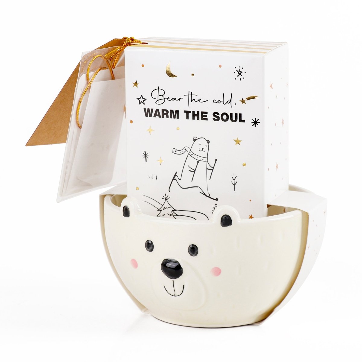 Ceramic Polar Bear Bowl - MIDI