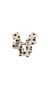 Polka Dot Hair Scrunchie with Bow 3