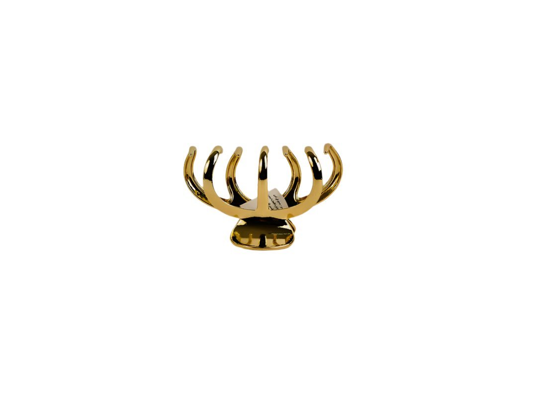 Metallic Hair Claw Clip in Gold and Black 1