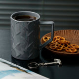 Coffee Mug Gift Set – 420ml Ceramic Mug + Key Ring - MIDI