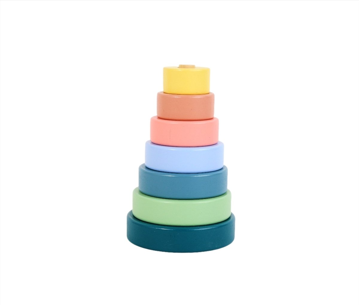 Colorful Wooden Stacking Tower for Kids - MIDI