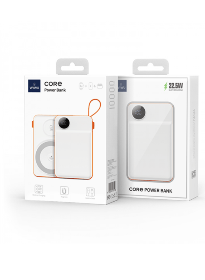 Core 10000mAh Power Bank with Wireless Charging - MIDI