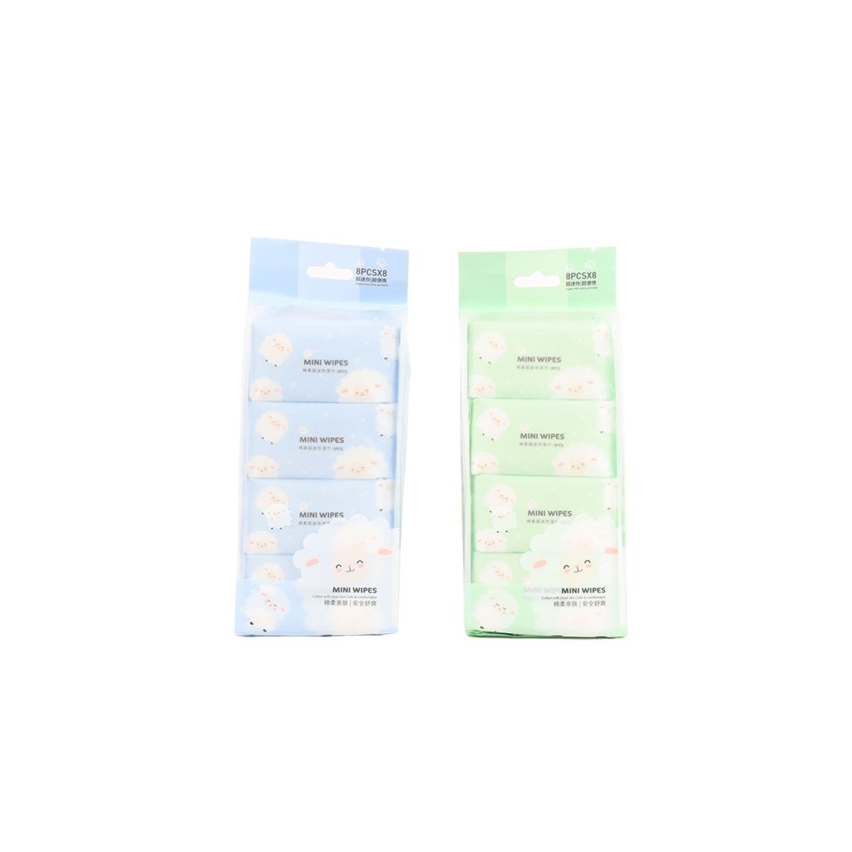 Cotton soft super mini wipes 8pcs * 8 pack - MIDI