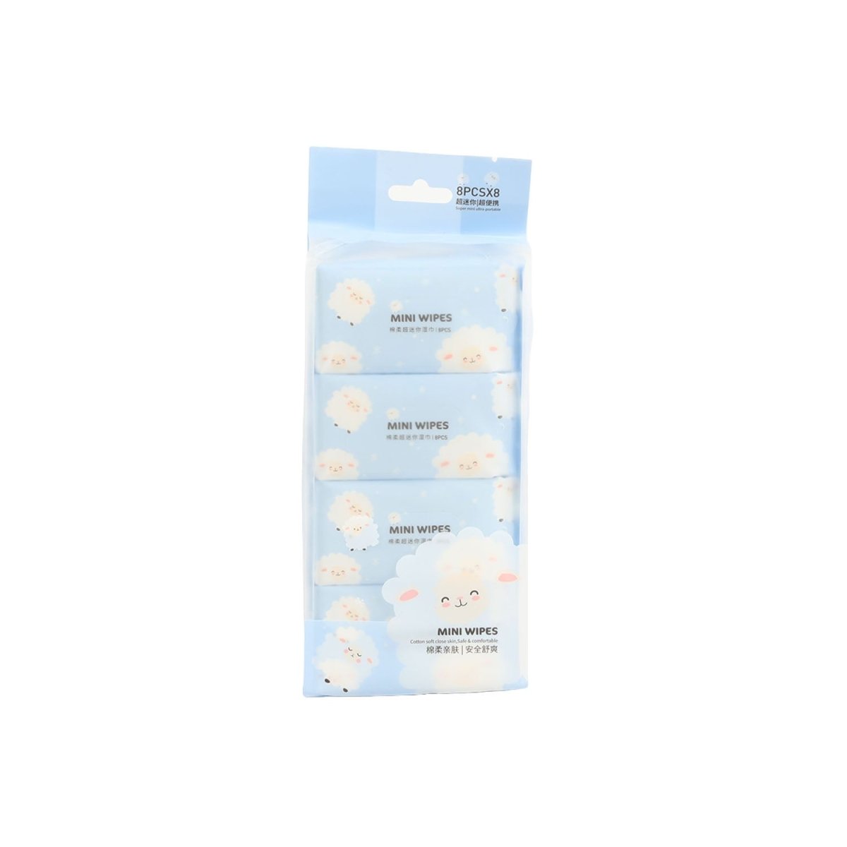 Cotton soft super mini wipes 8pcs * 8 pack - MIDI
