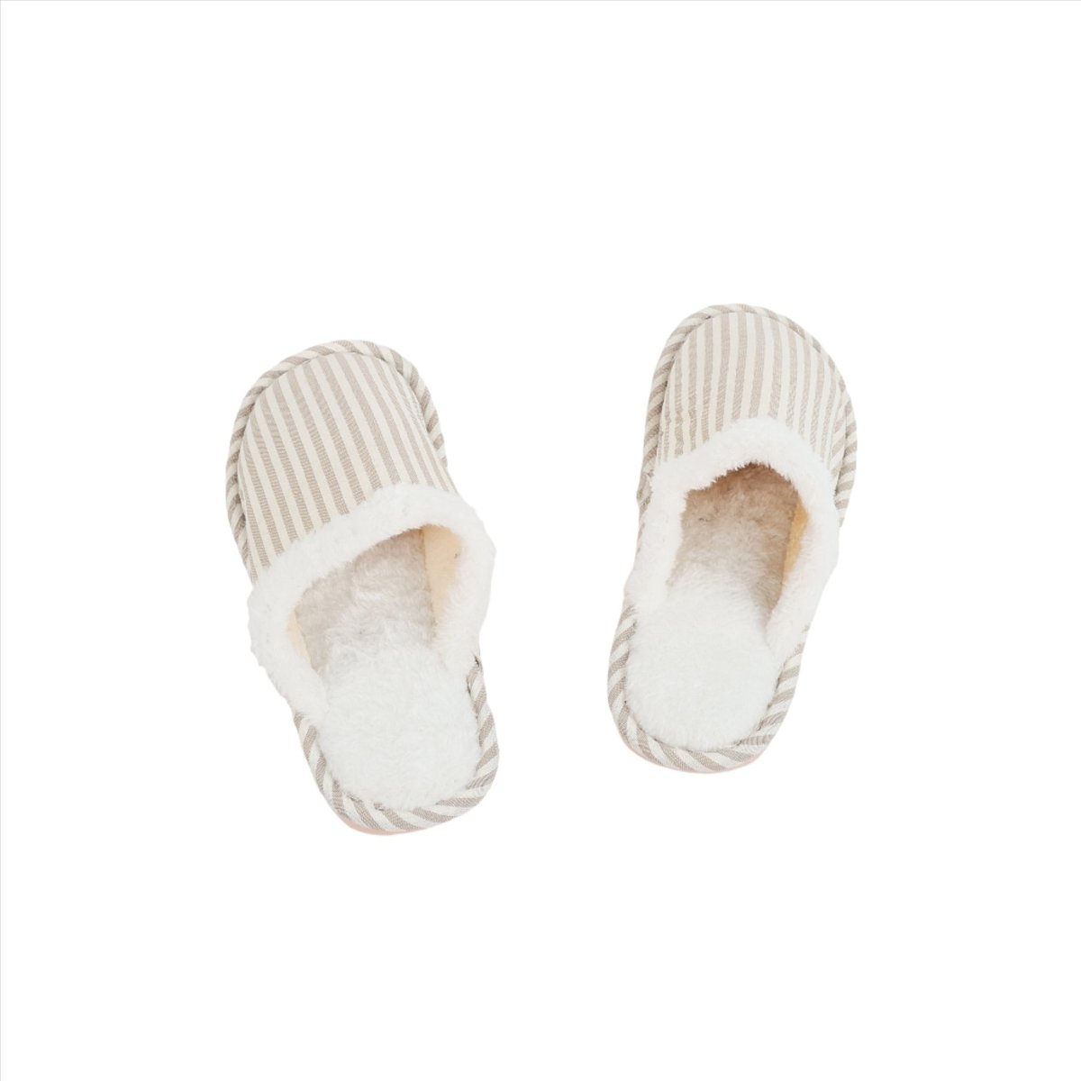 Cozy Striped House Slippers - MIDI