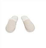 Cozy Striped House Slippers - MIDI