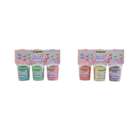 Crayola Pearl Dough 3-pack with three small tubs in assorted colors