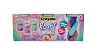 Crayola Pearl Dough 3-pack box with sparkly texture and three tubs