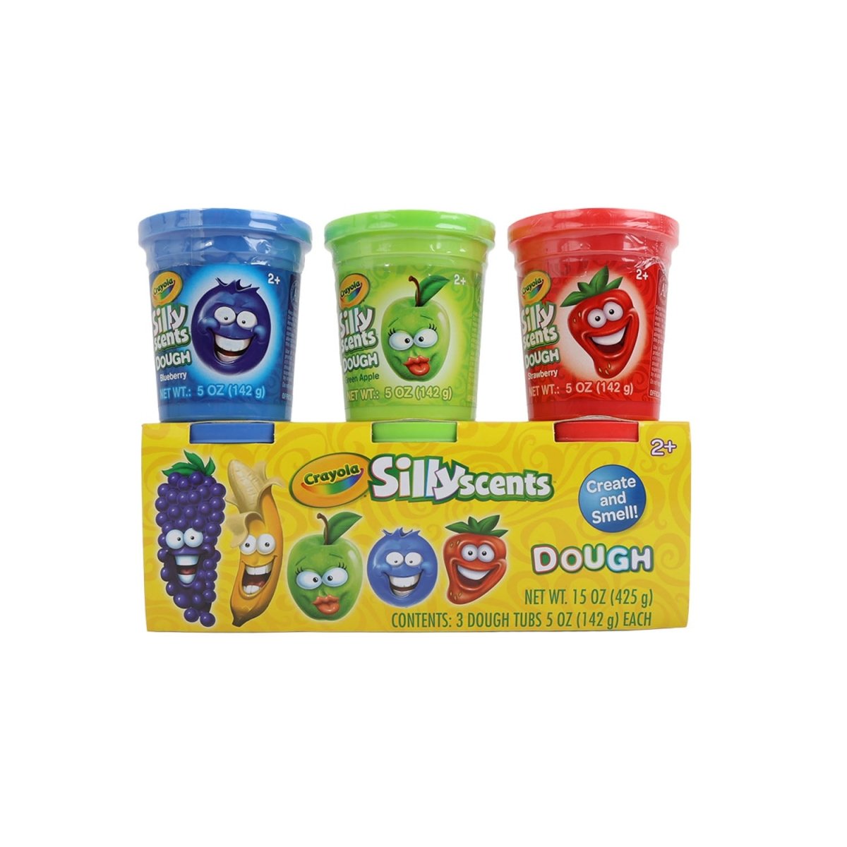 Crayola Silly Scents Scented Dough – 3 Pack (15 oz Total) - MIDI