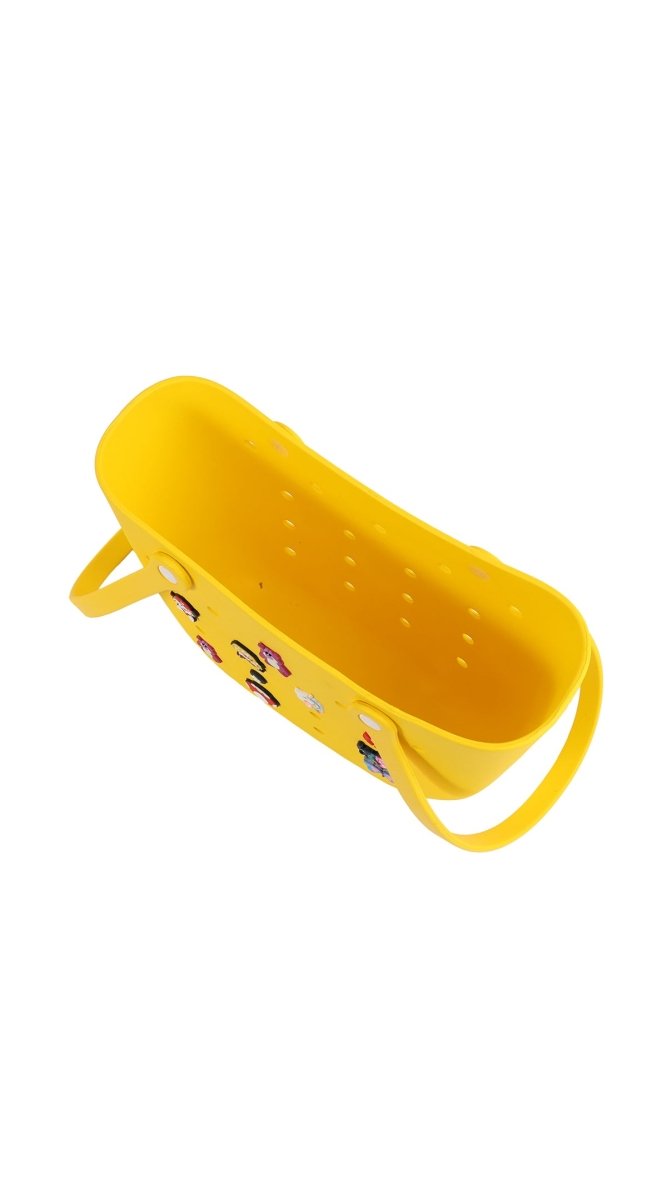 Customizable Yellow Silicone Handbag - MIDI