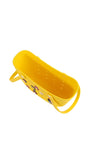 Customizable Yellow Silicone Handbag - MIDI