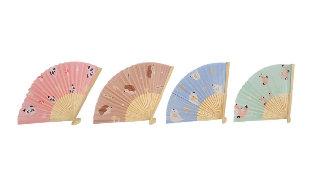 Cute Animal Hand Fans - MIDI