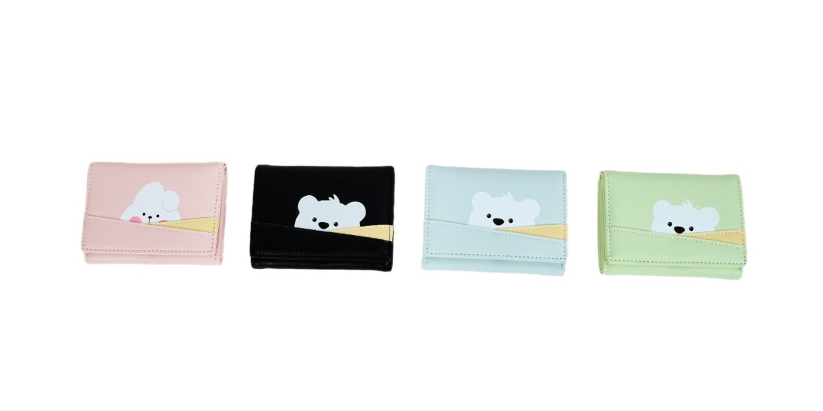 Cute Bear Wallet for Women - MIDI
