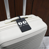 Cute Black Cat Luggage Tag - MIDI