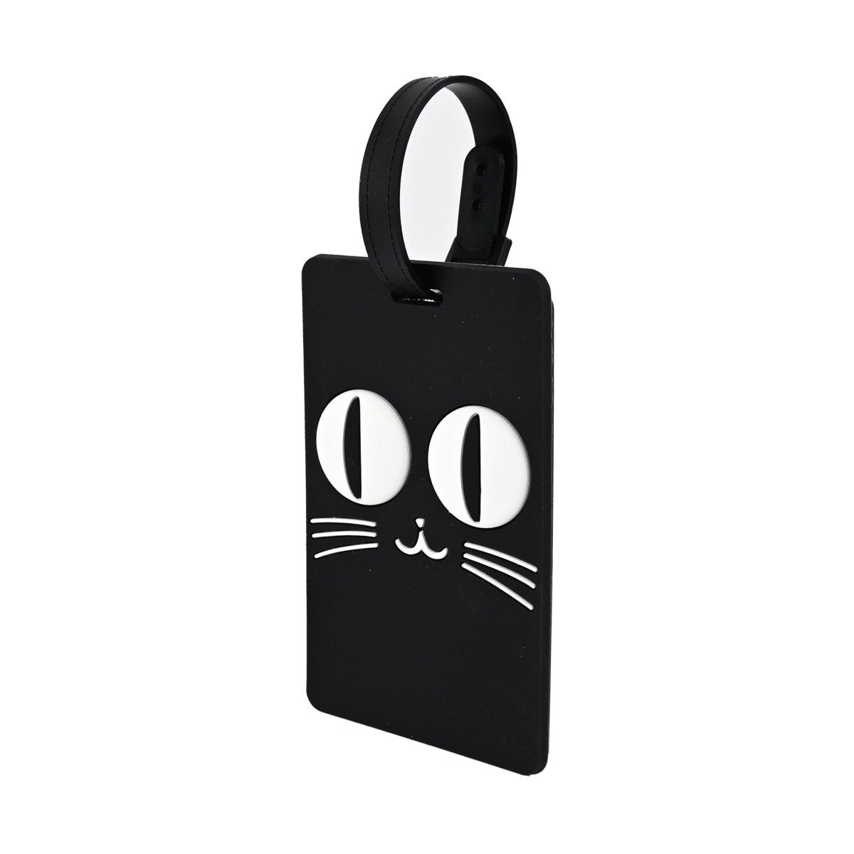 Cute Black Cat Luggage Tag - MIDI