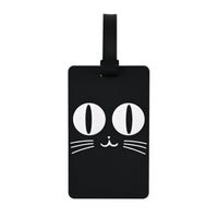 Cute Black Cat Luggage Tag - MIDI
