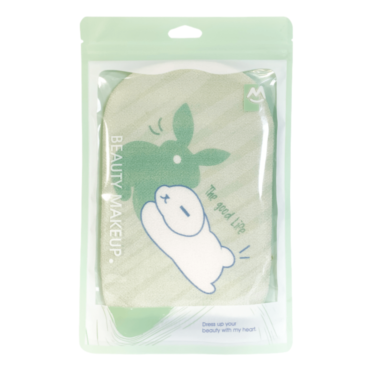 Cute Bunny & Bear Face Cleansing Glove - MIDI