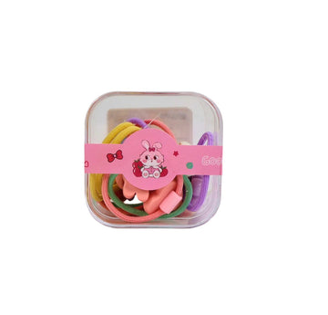 Colorful Elastic Hair Ties with Animal and Flower Charms 1