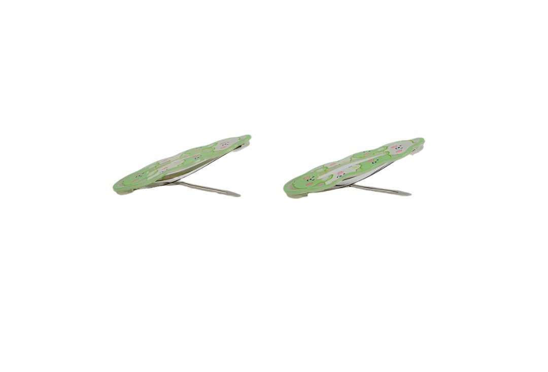 Green Cartoon Character Hair Clips 3
